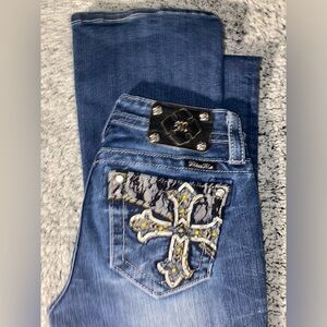 Gently worn miss me jean